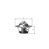 Kangoo Termostat 1998-2009 Gates 7700723945